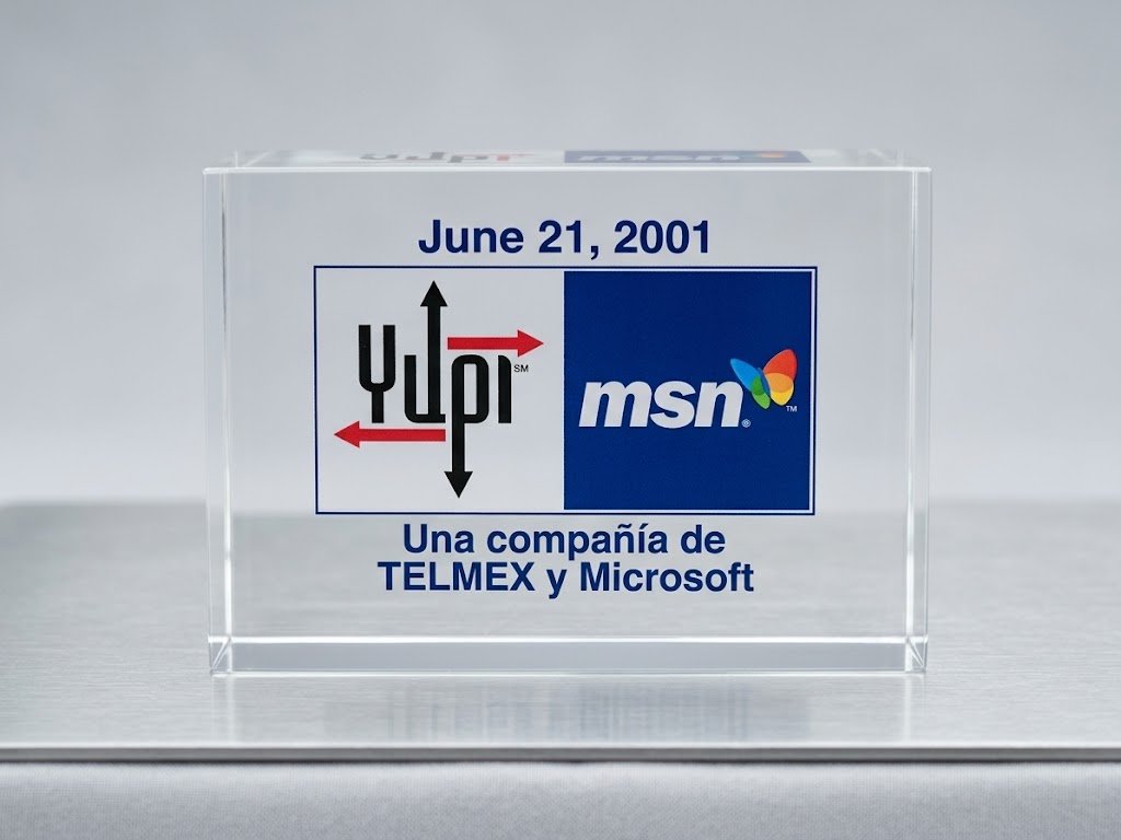 Reconocimiento a Yupi.com, una compañía de Telmex y Microsoft, 21 de junio de 2001